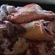 Operação fecha abatedouro clandestino e apreende mais de 1,2 tonelada de carne na Região Central