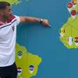Fifa confunde país africano com cidade mineira e coloca Cabo Verde dentro do Brasil em mapa oficial