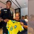 Mãe de Endrick deixa os EUA antes de possível chance do atacante na Copa