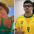 Látex, body e look personalizado: o que os famosos estão vestindo para o 2º jogo do Brasil
