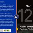 Alerta falso com mensagem sobre "misantropia" causa susto em celulares de várias cidades