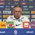 Ancelotti admite pé no freio no 2º tempo contra o Haiti e diz não se importar com saldo e resultados de outros times