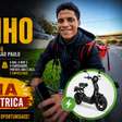 Jovem do Maranhão sonha em mudar de vida com moto elétrica