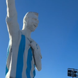 Cidade argentina inaugura estátua de Messi mais alta do mundo