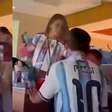 Filhos de Messi brigam durante jogo da Argentina
