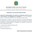 Portaria do GSI nomeia major 'Fulano de Tal' e tenente 'Cicrano de Tal' como assistentes