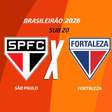 São Paulo x Fortaleza (Sub-20): onde assistir, escalações e arbitragem