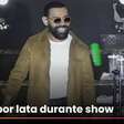 Pablo do Arrocha é atingido por lata em show na Bahia e aciona polícia