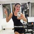 Paula Fernandes treina de madrugada após show e inspira fãs
