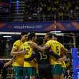 Seleção masculina de vôlei perde para a Ucrânia e sofre primeira derrota na Liga das Nações