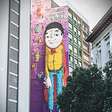 Mural de 30 metros em frente à Santa Casa de Porto Alegre utiliza arte urbana como mensagem de esperança