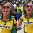 Maisa vai a jogo do Brasil em Miami e destaca sofrimento com calorão: 'Tive que adaptar os looks'
