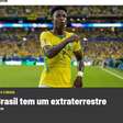Imprensa internacional exalta vitória do Brasil e atuação de Vini Jr: "Extraterrestre"
