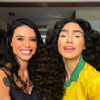 Quem é a ex-bailarina do Faustão noiva de Alline Calandrini, comentarista da Globo?