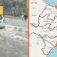 Alerta de perigo de chuva atinge 75 cidades neste sábado (27) em Pernambuco; veja lista