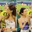 Bruna Biancardi testa conhecimentos de Duda Fournier, esposa de Paquetá, sobre futebol; vídeo