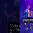 Vídeo: Veja como foi o show de Marcelo Jeneci no Sesc Mogi das Cruzes