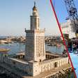 Projeto que está recuperando blocos do Farol de Alexandria do fundo do mar quer reconstruir monumento de forma digital