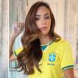 Calça de Bruna Biancardi na Copa do Mundo causa polêmica: 'Misericórdia'