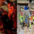 Missão Venezuela: veja imagens da atuação de bombeiros brasileiros em resgates após terremotos