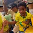 Irmão caçula de Endrick se emociona com gol do Brasil na Copa do Mundo