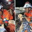 Cachorrinha é resgatada com vida 5 dias após terremotos devastarem a Venezuela