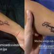 Fã viraliza nas redes após tatuar data de show que foi cancelado por Henrique e Juliano