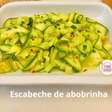 Salada fria de abobrinha: um escabeche leve e refrescante