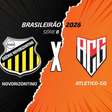 Novorizontino x Atlético-GO: onde assistir, escalações e arbitragem