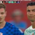 Cristiano Ronaldo faz careta após ser substituído contra a Croácia