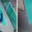Homem empurra assaltante na piscina após ser rendido em casa