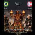 Brasil x Noruega vira anime antes de mata-mata na Copa; veja vídeo