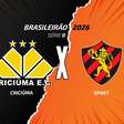 Criciúma x Sport: onde assistir, escalações e arbitragem