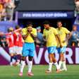 Seleção Brasileira fica cinco minutos sem tocar na bola até Haaland abrir o placar para Noruega