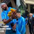 Veja o momento em que a Seleção Brasileira deixou hotel rumo ao estádio para duelo contra a Noruega