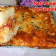Torta caipira de sardinha feita à mão com uma massa fofinha e um recheio muito suculento