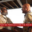 The Rock canta samba famoso de Zeca Pagodinho ao lado de Péricles no RJ