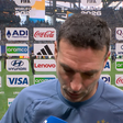 Scaloni se emociona após virada da Argentina e elogia elenco: 'Que grupo de jogadores'