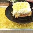 Torta de salsicha com purê de batata cremoso e queijo derretido por cima, que a criançada vai amar