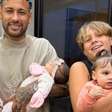 Davi Lucca surpreende com lembrancinhas no aniversário de Helena, filha de Neymar