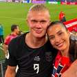 Brasileiros invadem perfil de esposa de Haaland após eliminação na Copa: 'Tentei ficar com raiva'