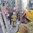Bombeiros combatem incêndio na Rua dos Andradas e resgatam vítimas em segurança