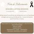 Filha e viúva surgem devastadas em despedida de Edward Boggiss após luta contra o câncer