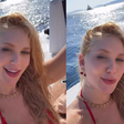 Indireta? Virginia canta versos 'curiosos' e incendia rumores de reconciliação a bordo de iate com Vini Jr
