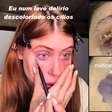 Tendência de descolorir cílios no TikTok alerta para riscos graves à visão