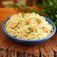 Macarrão alho e óleo cremoso feito na frigideira de forma bem rápida com um toque especial