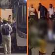 Suspeito é espancado por passageiros após tentar assaltar ônibus com faca em Jaboatão (PE)
