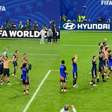 Esposa de Julián Alvarez mostra festa do time da Argentina com a torcida após vaga na final da Copa