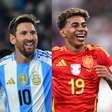 Encontro entre Messi e Lamine Yamal na Copa carrega uma história fantástica