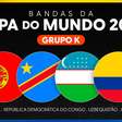 Copa do Mundo 2026: conheça bandas e artistas de todos os países do Grupo K